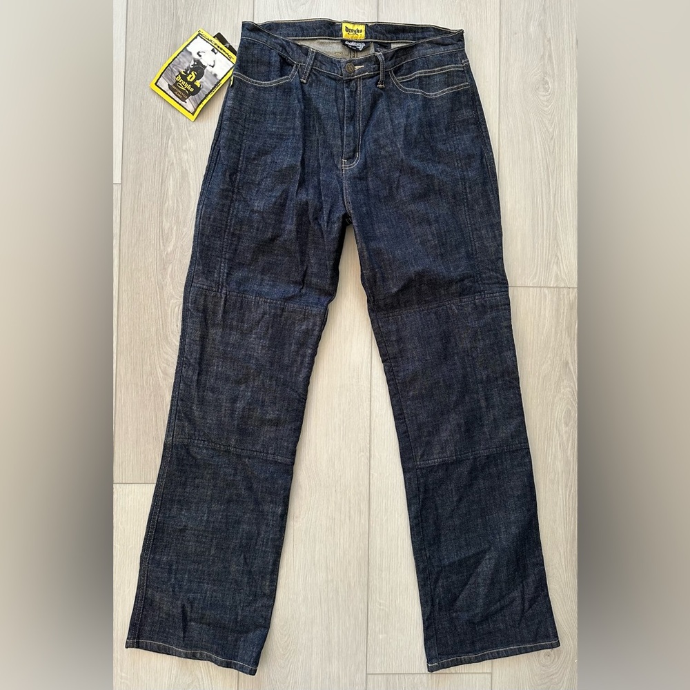 Drayko Renegade Indigo Motorcycle Motorbike Jeans - Men's 32